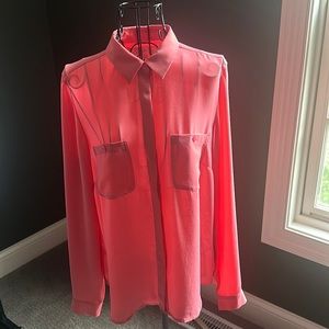 Loft button down in Pink